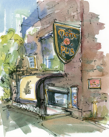 Tommy Lee Print - Manx Pub