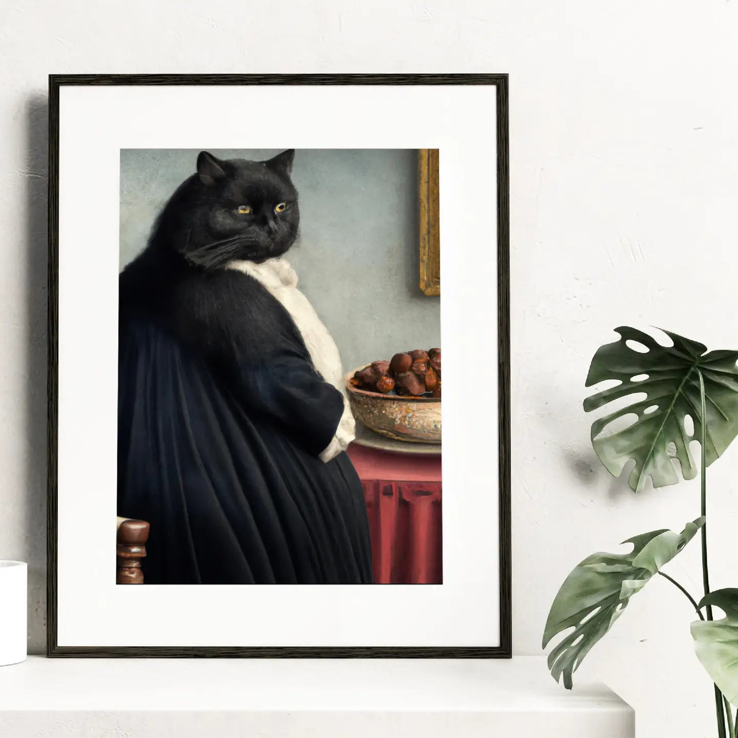 Meatball Cat Art Print