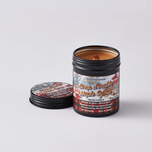 Mini Travel Tin Maple Candle - Wood Wick