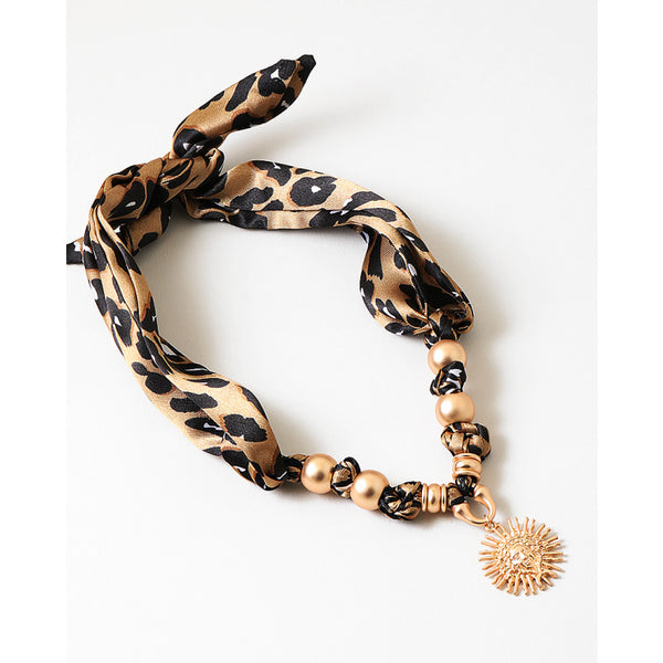 Norah Scarf Charm Necklace