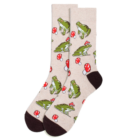 Mushroom and Frog Socks