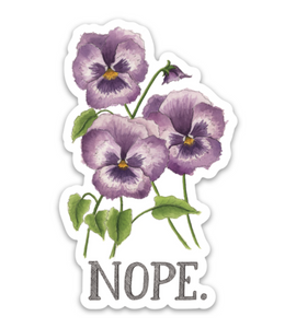 Nope Sticker