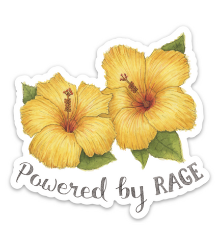 Powered by Rage Sticker