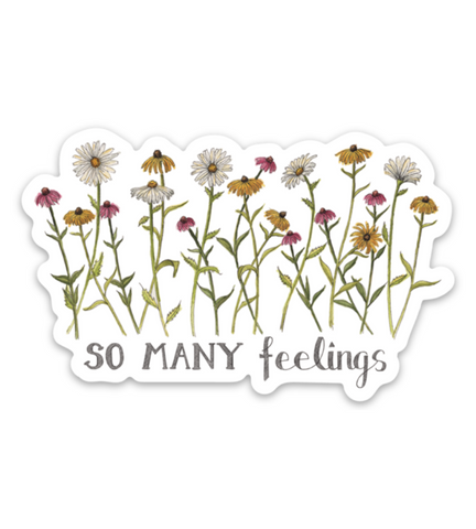 So Many Feelings Sticker