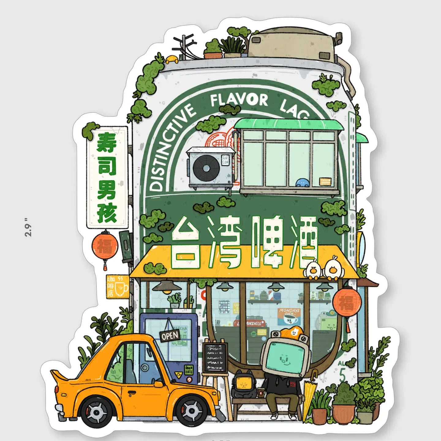 Original Taiwan Beer Sticker