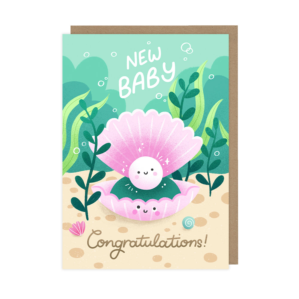 Pearl Baby Greeting Card
