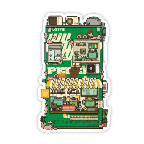 Pepero Box Cafe Sticker