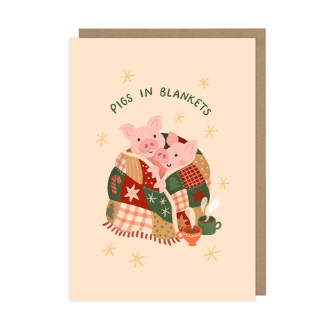 Pigs In Blankets Greeting Card