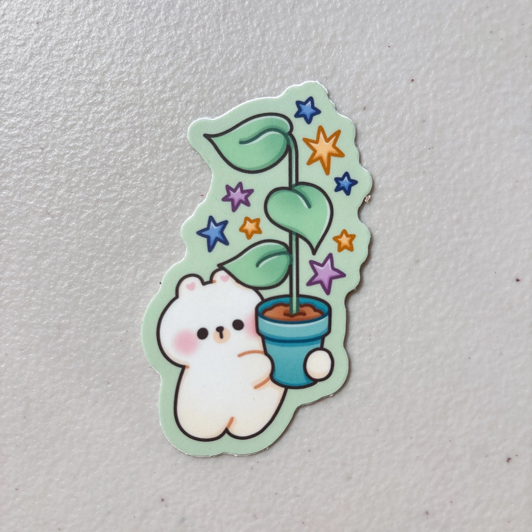 Plant Bear Sticker
