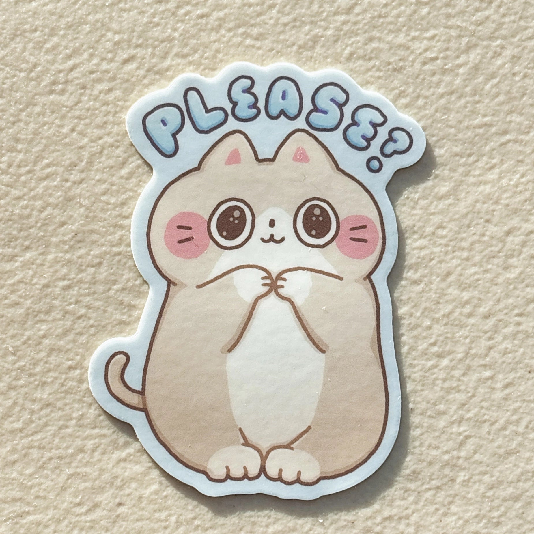 Please Kitty Sticker