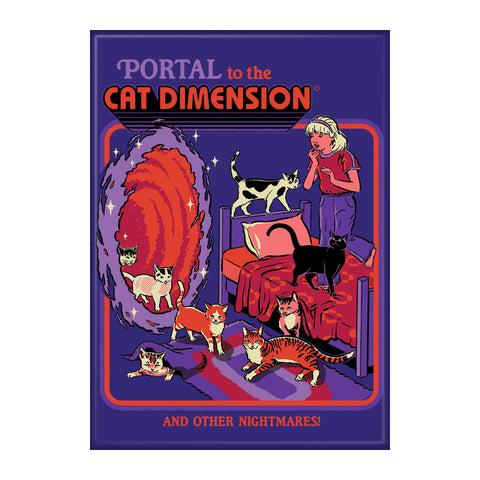 Portal To The Cat Dimension Magnet