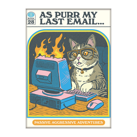 Purr My Last Email Magnet