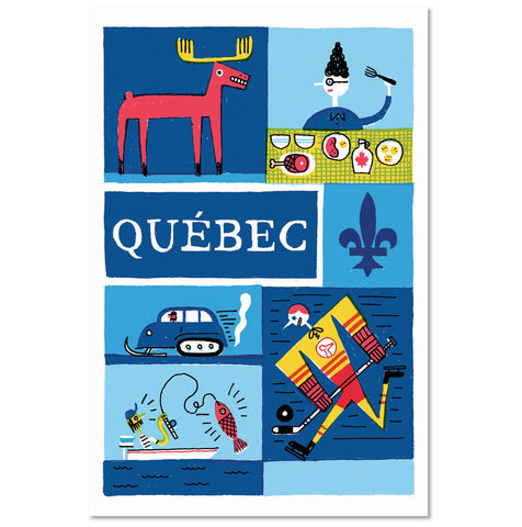 Quebec Icons Postcard