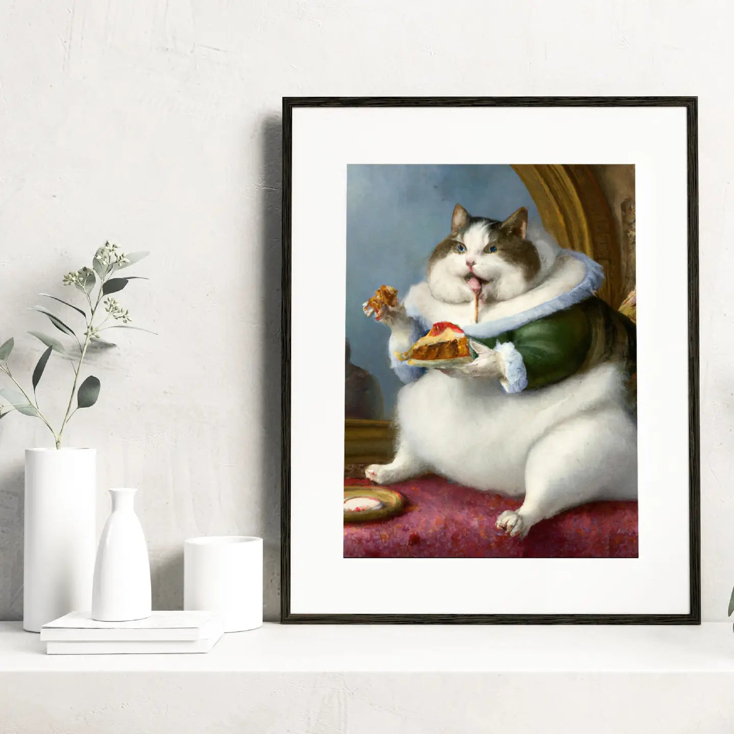 Pie Kitty Art Print