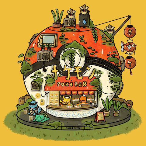 Poke Bar Art Print