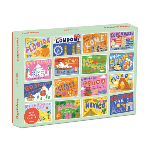 Postcards 1000 Piece Puzzle