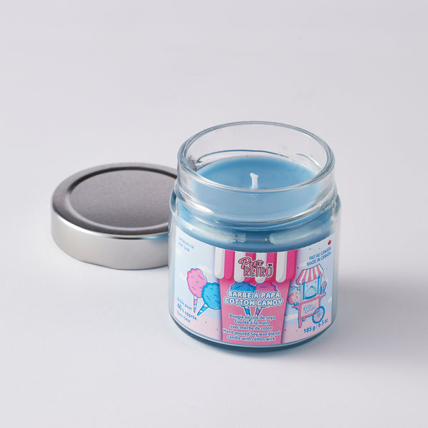 Retro Cotton Candy Candle