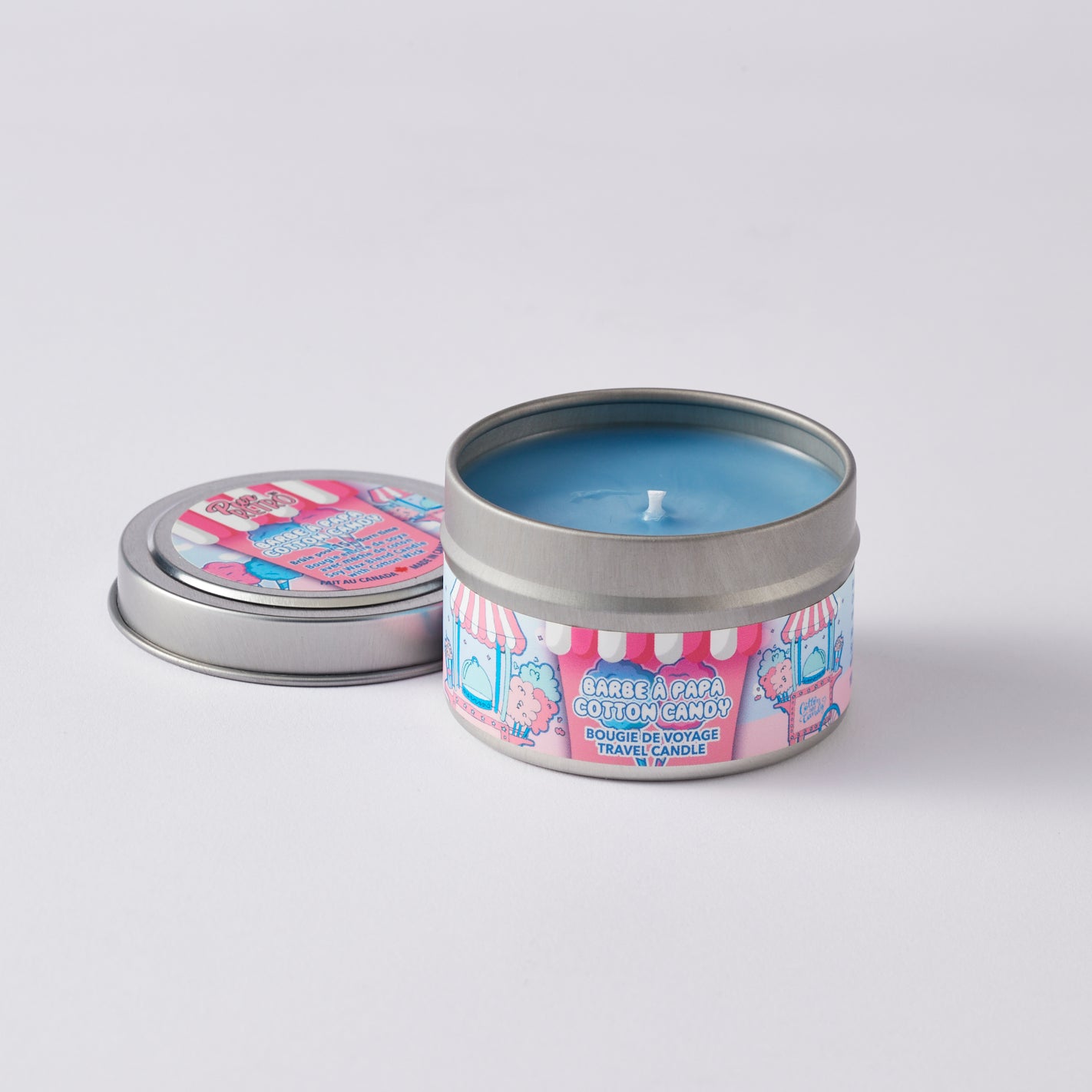 Retro Cotton Candy Candle