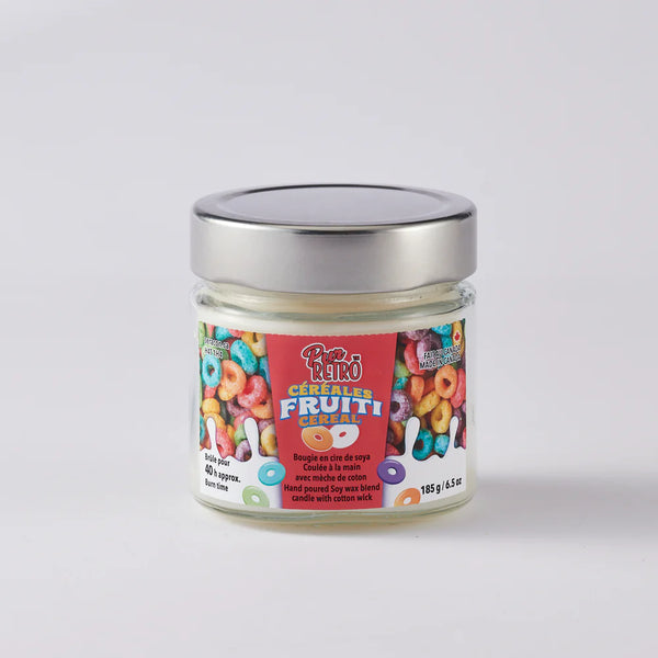 Retro Fruiti Cereal Candle