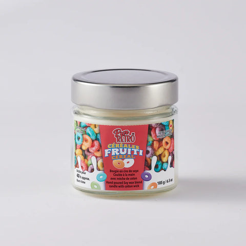 Retro Fruiti Cereal Candle