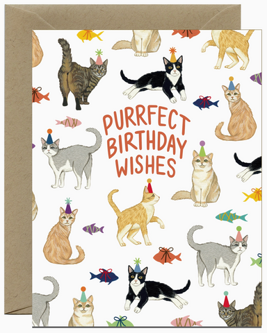 Purrfect Birthday Greeting Card