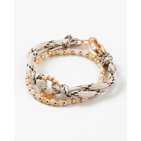 Rope Bracelet Set Ivory