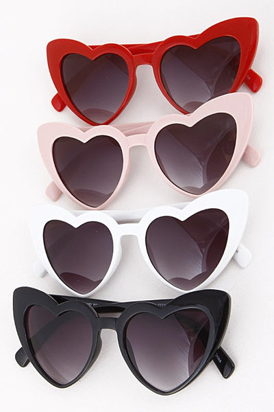 Ruby Heart Sunglasses