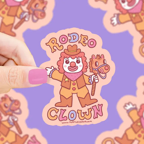 Rodeo Clown Sticker