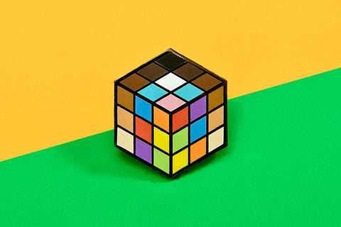 Rubiks Cube Inclusive Pin