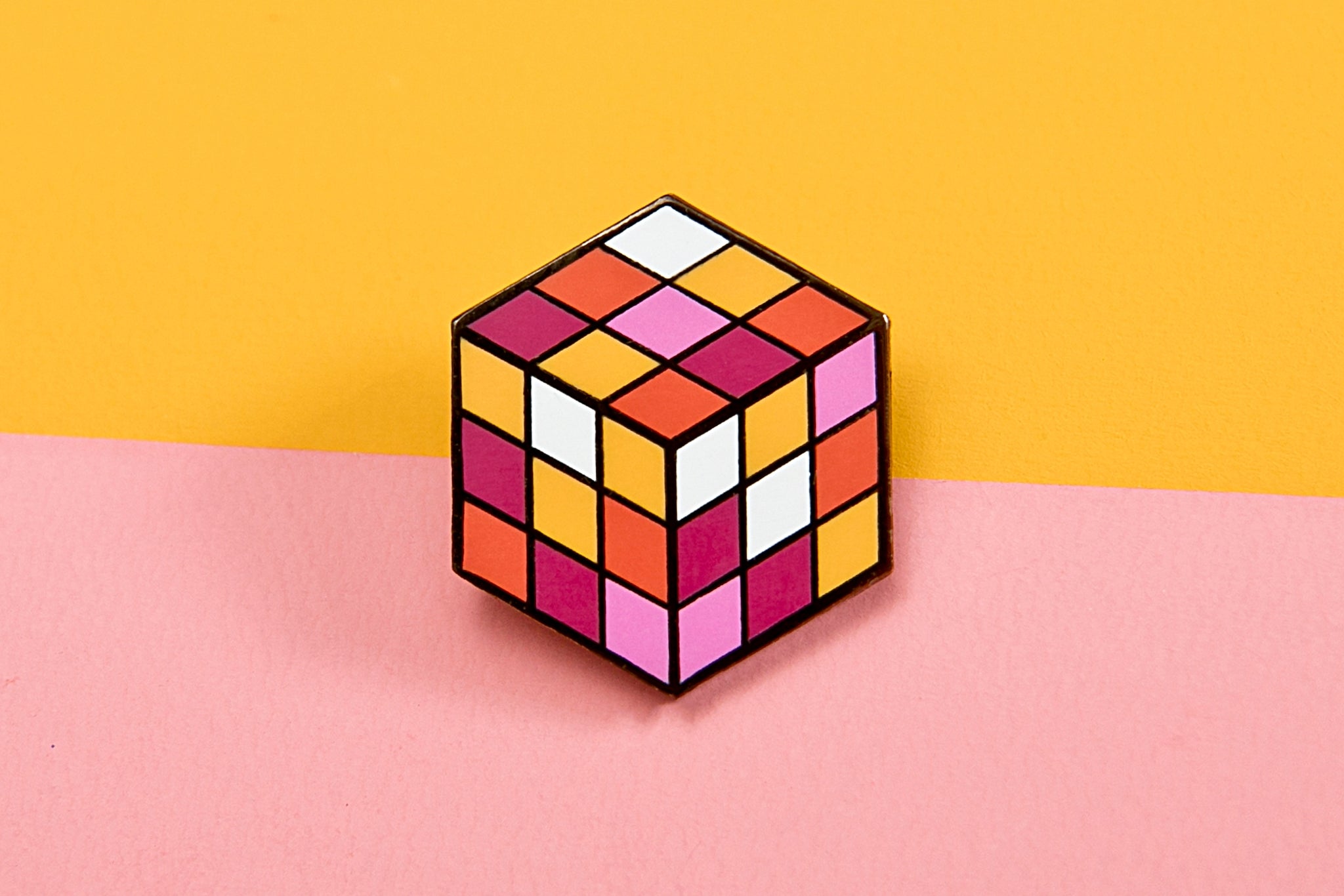 Rubiks Cube Lesbian Pin