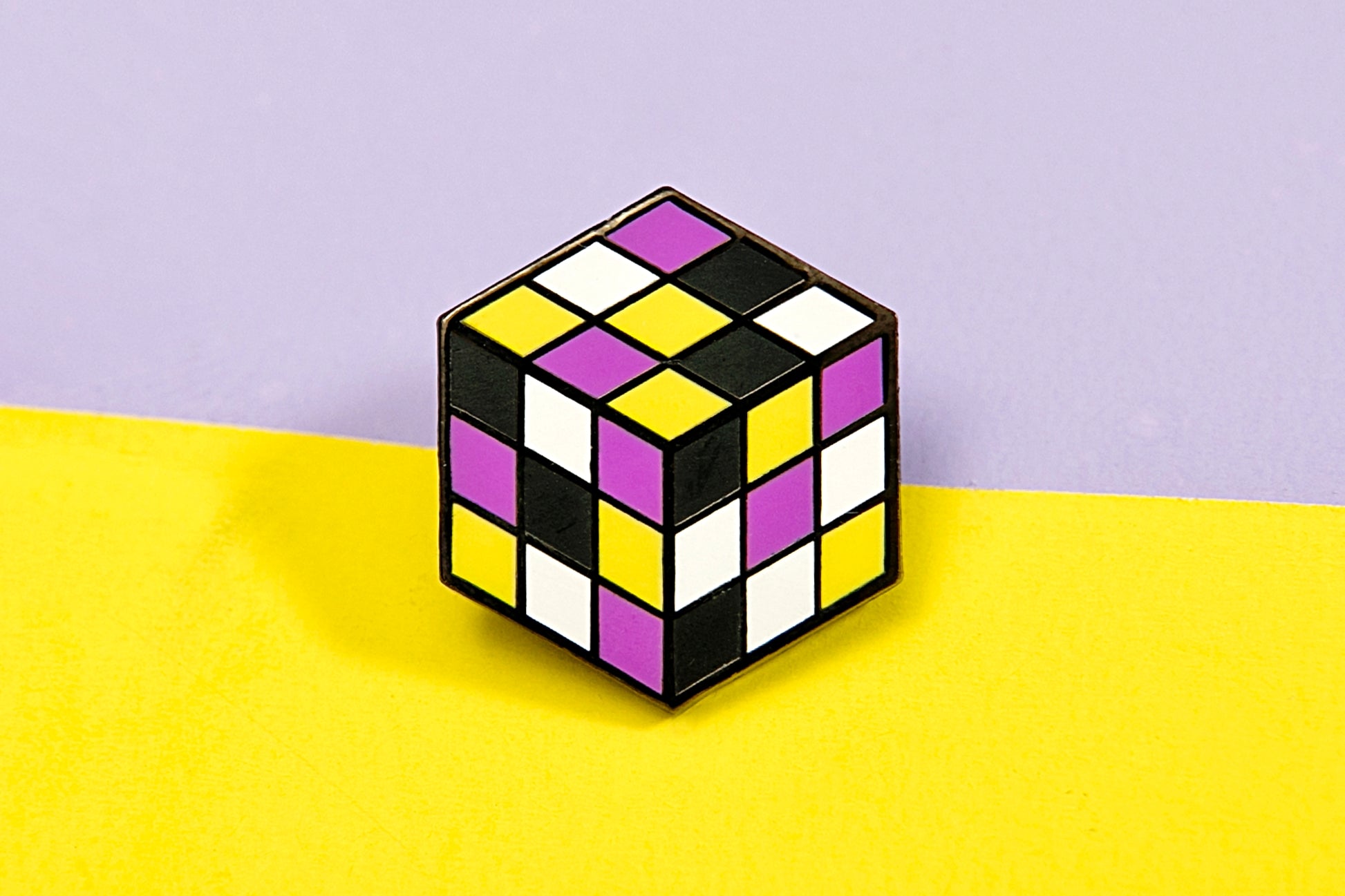 Rubiks Cube Non Binary Pin