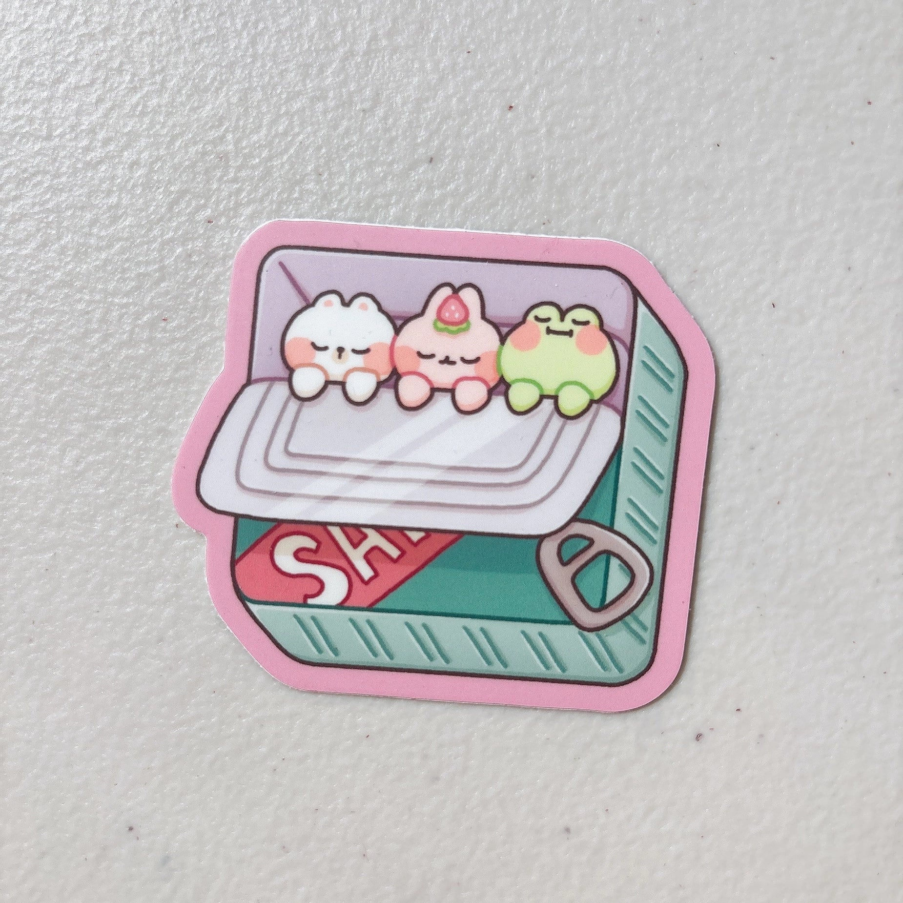 Sardine Snuggles Sticker