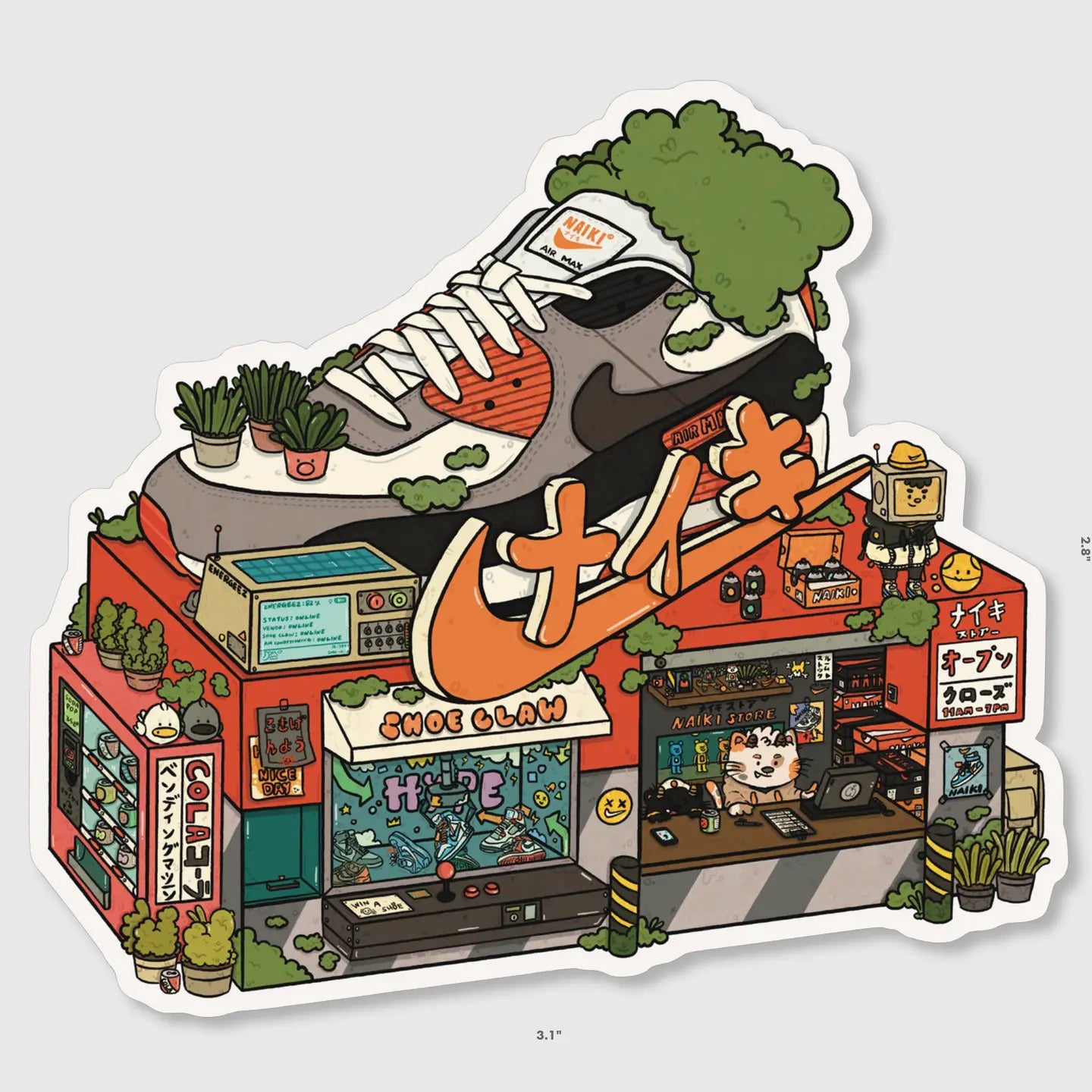 Shoe Box Sticker