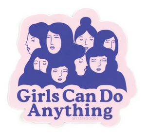 Girls Can Sticker