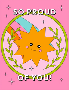 So Proud Of You Greeting Card