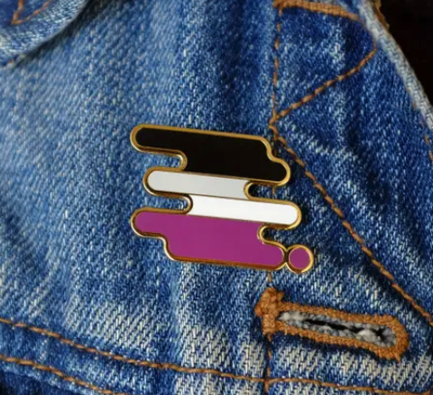 Ace Pride Enamel Pin