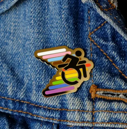 Disability Pride Enamel Pin