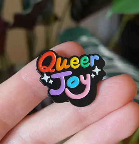 Queer Joy Enamel Pin