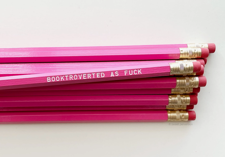 Booktroverted AF Pencil