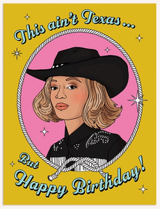 Texas Birthday Greeting Card