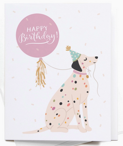 Birthday Dalmatian Greeting Card