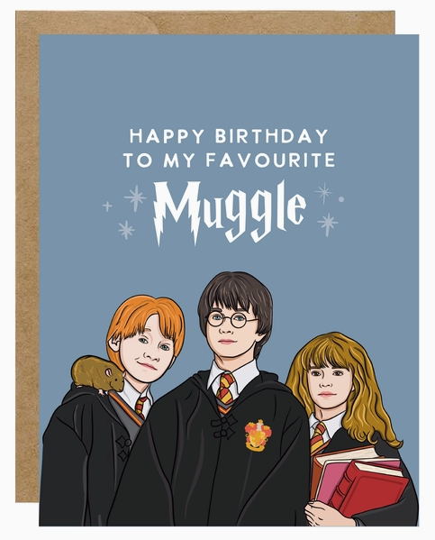 Birthday Muggle Greeting Card