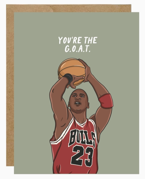 You're The GOAT Greeting Card