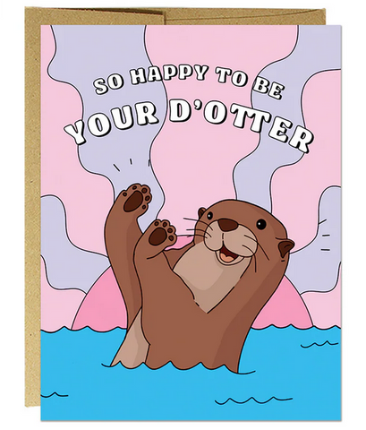 D-Otter Greeting Card