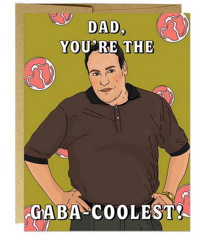 Gaba-Coolest Dad Greeting Card