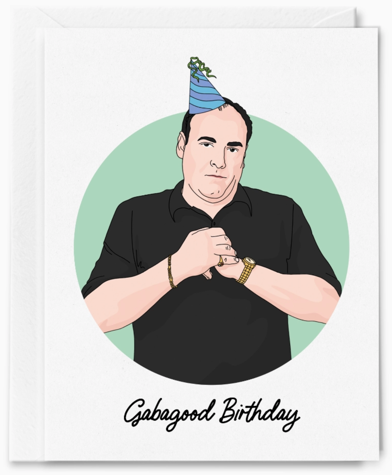 Gabagood Birthday Greeting Card