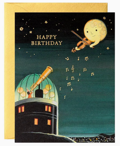 Observatory Birthday Greeting Card