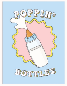 Poppin' Bottles Greeting Card