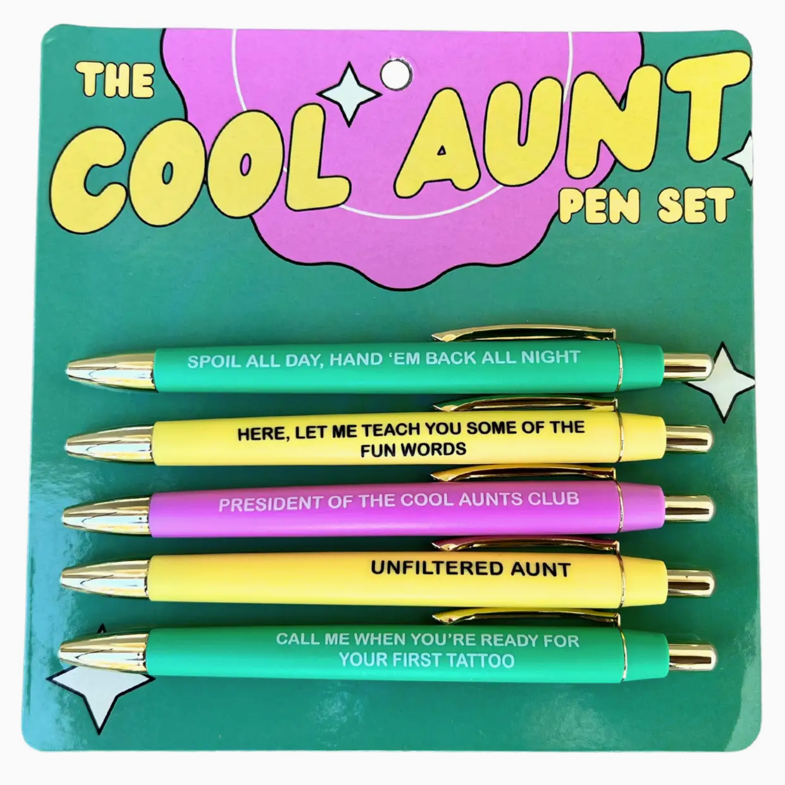 Cool Aunt Pen Set