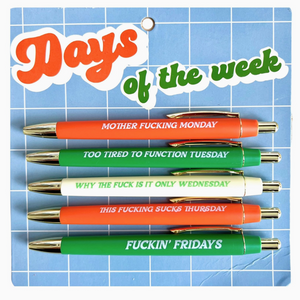 Days of the Week Pen Set